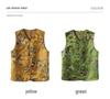 Mom's Vintage Chinese Frog Button Print Vest – Sleeveless V-Neck Cardigan