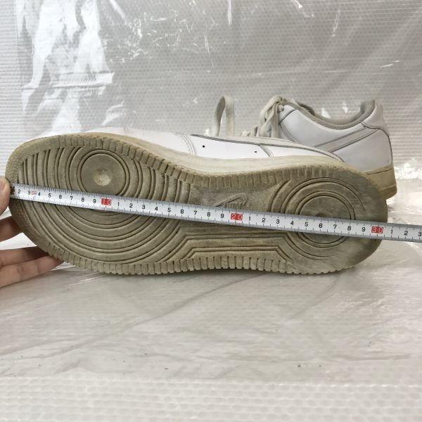 Nike Air Force 1 Low Leather Sneakers Size 28.5 10.5 White