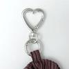 Page Keyring Pin-Tuck Scrunchie (burgundy)
