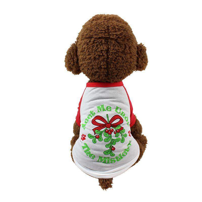 Gemütliche Weihnachts-Haustierkleidung Hunde Weihnachtsmann Pullover Shirt für entzückende Welpen und Katzen
