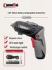 3.6V Rechargeable Mini Cordless Screwdriver with Special Storage Design