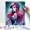 Disney DIY Oil Painting Kits Little Mermaid Portrait Hand Painting Home Decor Craft Gift Ideas For Unique Wall Art Home Decoration Decor