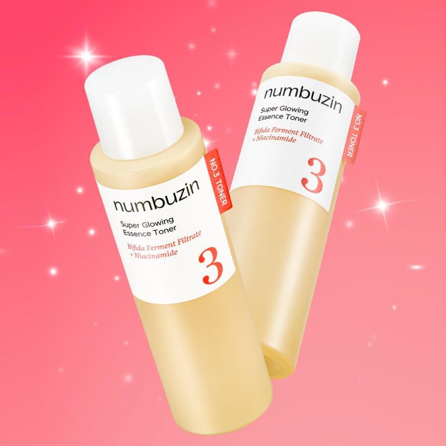 [Limited Mangom Collaboration] Numbuzin No.3 Radiance Boosting Essence Toner 200ml Refill Set (+ 250ml Refill + Character Sticker)