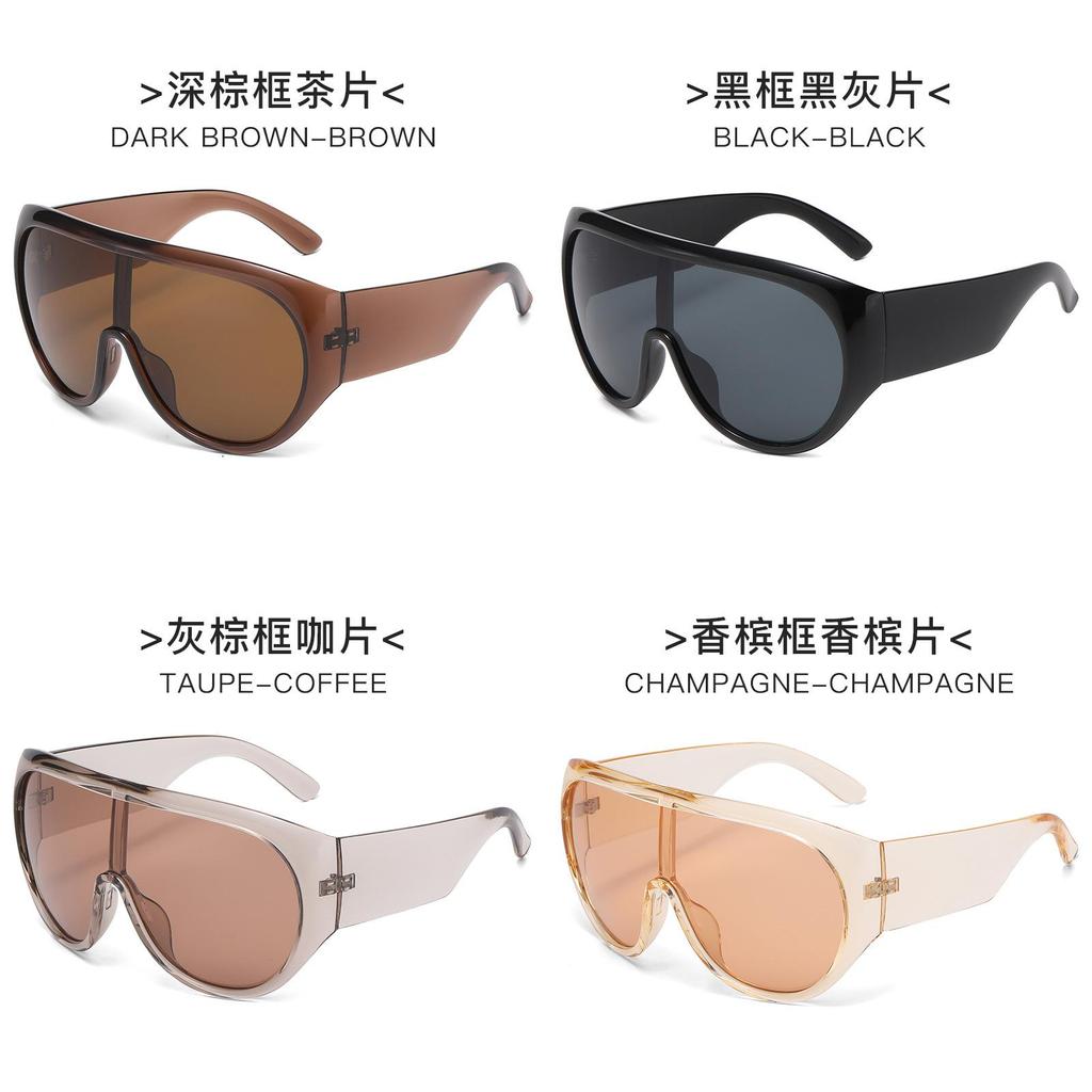 Large Frame Cycling Sunglasses With Pc Lenses For Men And Women Sun Protection