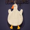 Cartoon Goose Hand Towels, Kitchen,bathroom and Toilet Hanging Type with Absorbent Quick-drying Bathroom and Kitchen Hand Towels