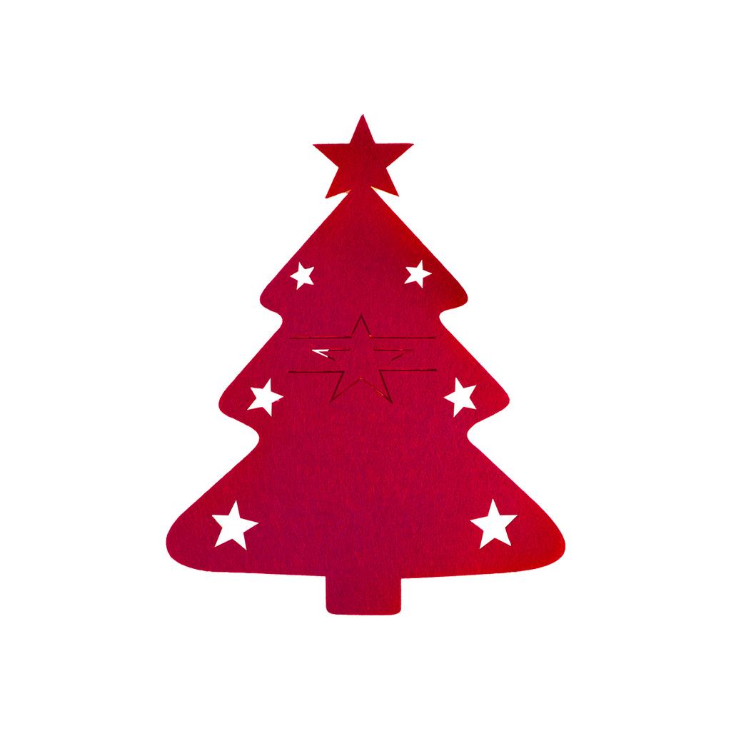 4/8pcs Christmas Knife Fork Holder Felt Xmas Tree Star Shape Pocket Cutlery Bag New Year Party Dinner Table Decoration Organizer