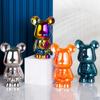 Luxury Ceramic Teddy Bear Ornament for Home Décor - Small Size for Living Room, Desktop, or Cabinet