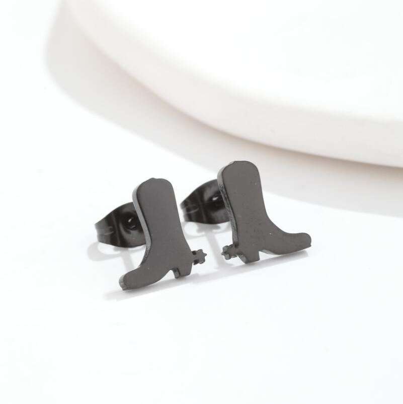 Korean Style Winter Gift Set: Women's Cartoon Boots, Geometric Earrings, and Fashion Hat