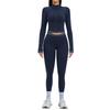 European & American Cross-Color Yoga Set: Nude Feel Zipper Jacket for Outdoor Running & Fitness