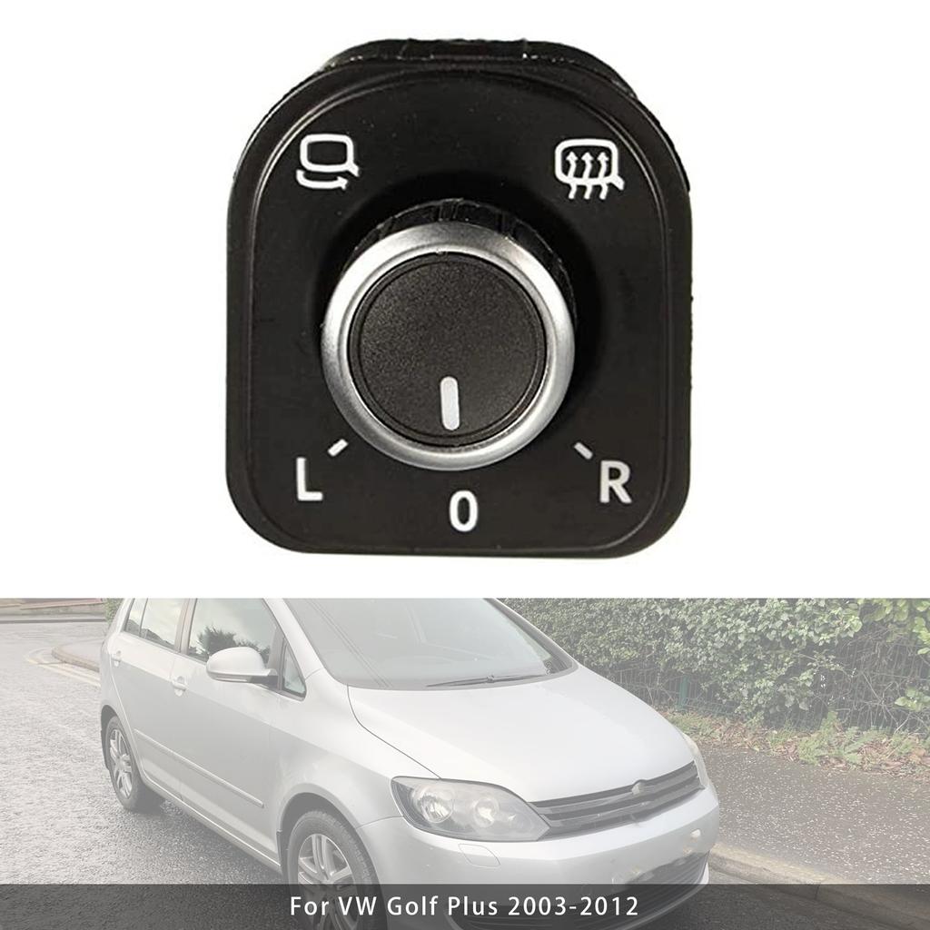 Car Side Folded Rear View Mirror Switch Plating Control Knob For VW Golf 5 Jetta
