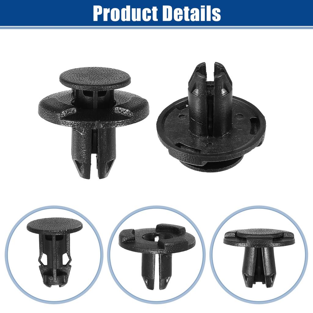ACROPIX Infiniti Compatible EX35 2003-2012 Bumper Cover Push Type Retainer Clip 0155305933/01553-05933 - Pack of 20