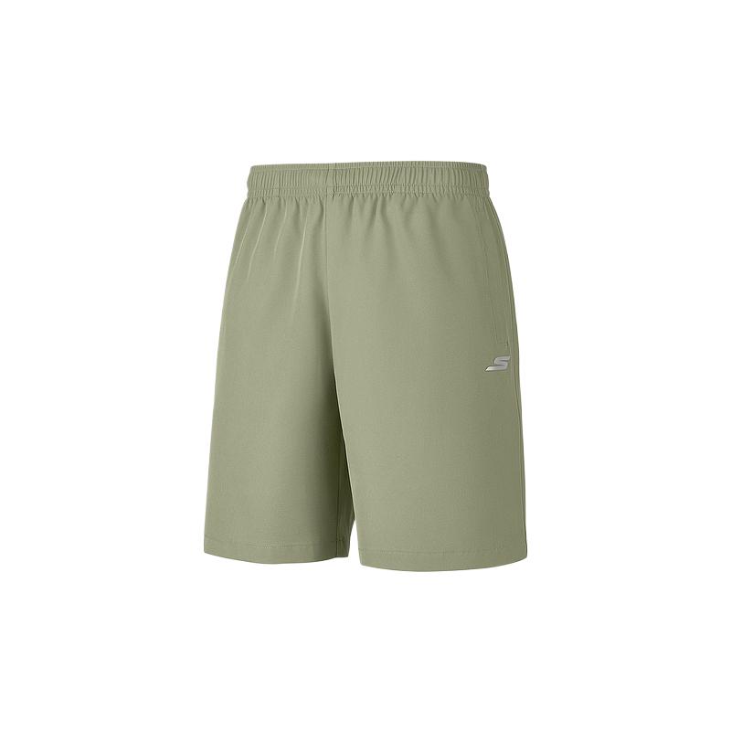 Skechers Solid Color Elastic Breathable Casual Shorts Men shorts P226M198-01DR M