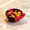 Berry Washing BowlSelf Spinning 360-Degree Cleaning Colander with Quick Drain System Multipurpose Rotating