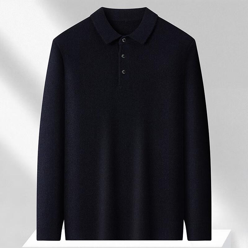 Мужской толстый свитер FAPAI из смеси кашемира и мериносовой шерсти L 50