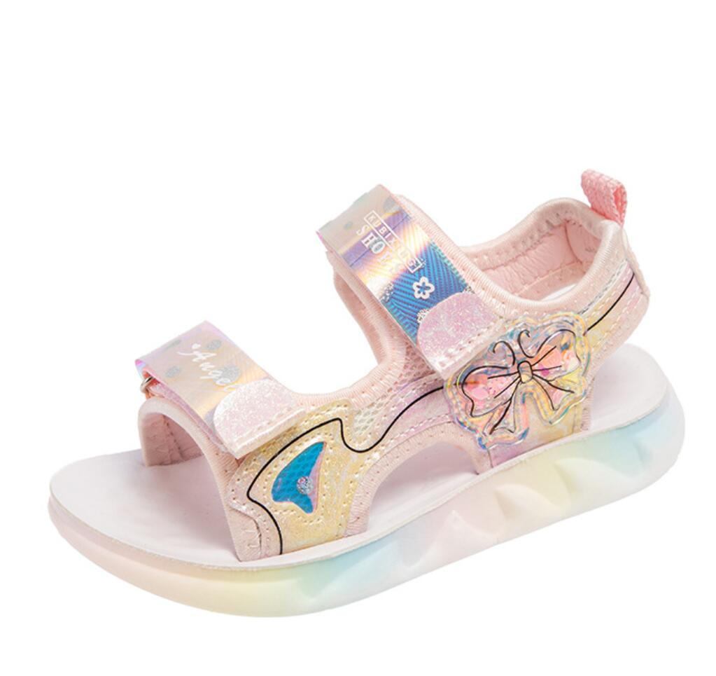 Fashion Fashion Girl Sport Sandals Summer Shoes Children Casual Beach Shoe Comfortable Soft Sole Shoes Light Non-slip Princess Sandalias