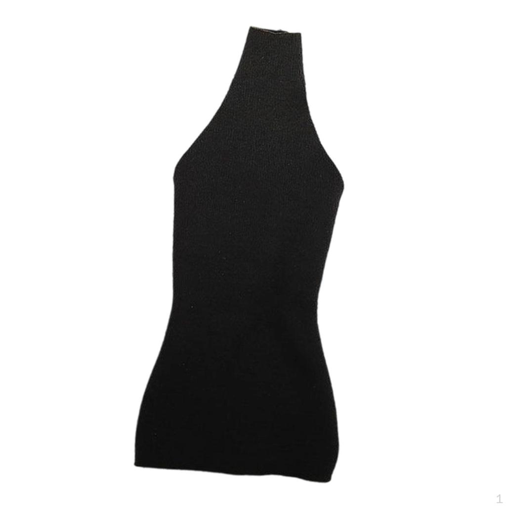 1/6 Bodycon Dress Elegant Cosplay Sleeveless Party for 12 Inch Figures Accessories