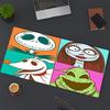 The Nightmare Before Christmas Print Mouse Pad, for Keyboard Pad Laptop PC Mat for Office Home Use, Desk Decor, Perfect Birthday Gift for Gamers