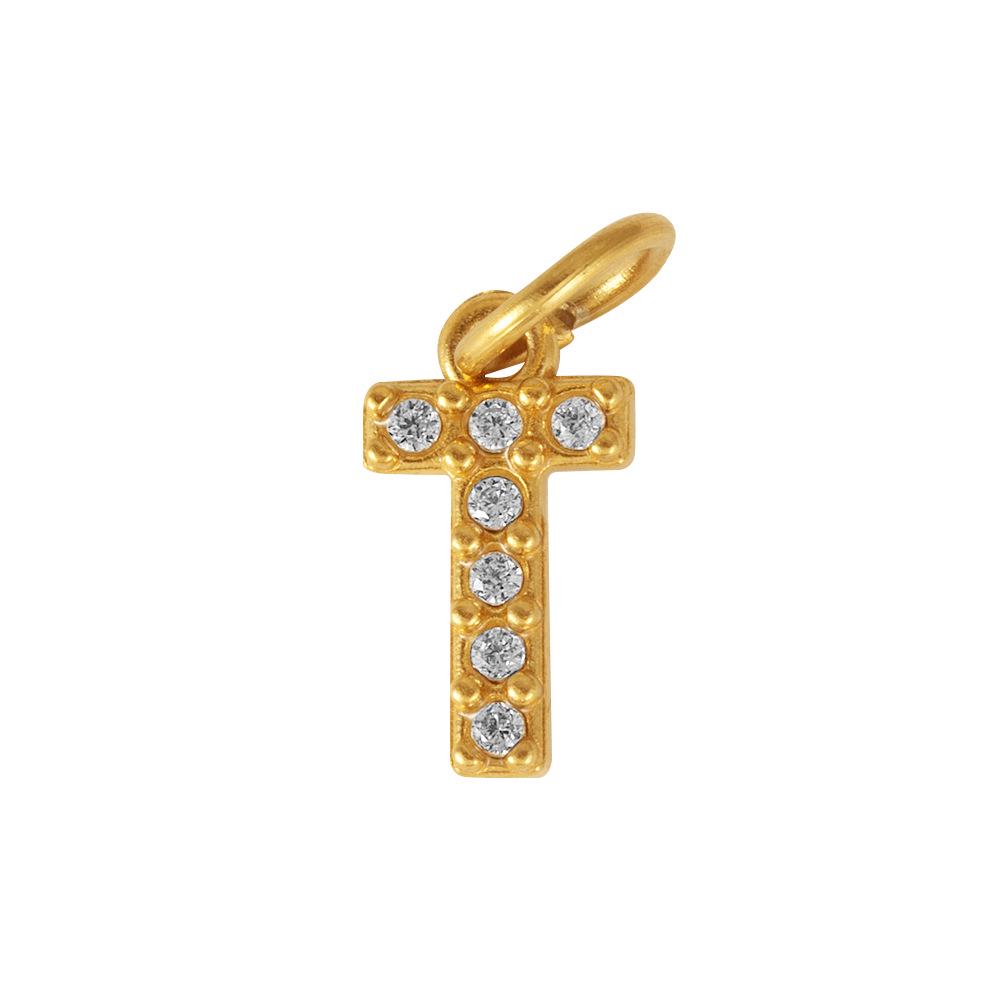 26 English Letter Rhinestone Pendants: European & American Style, 304 Stainless Steel, DIY Earring Accessories