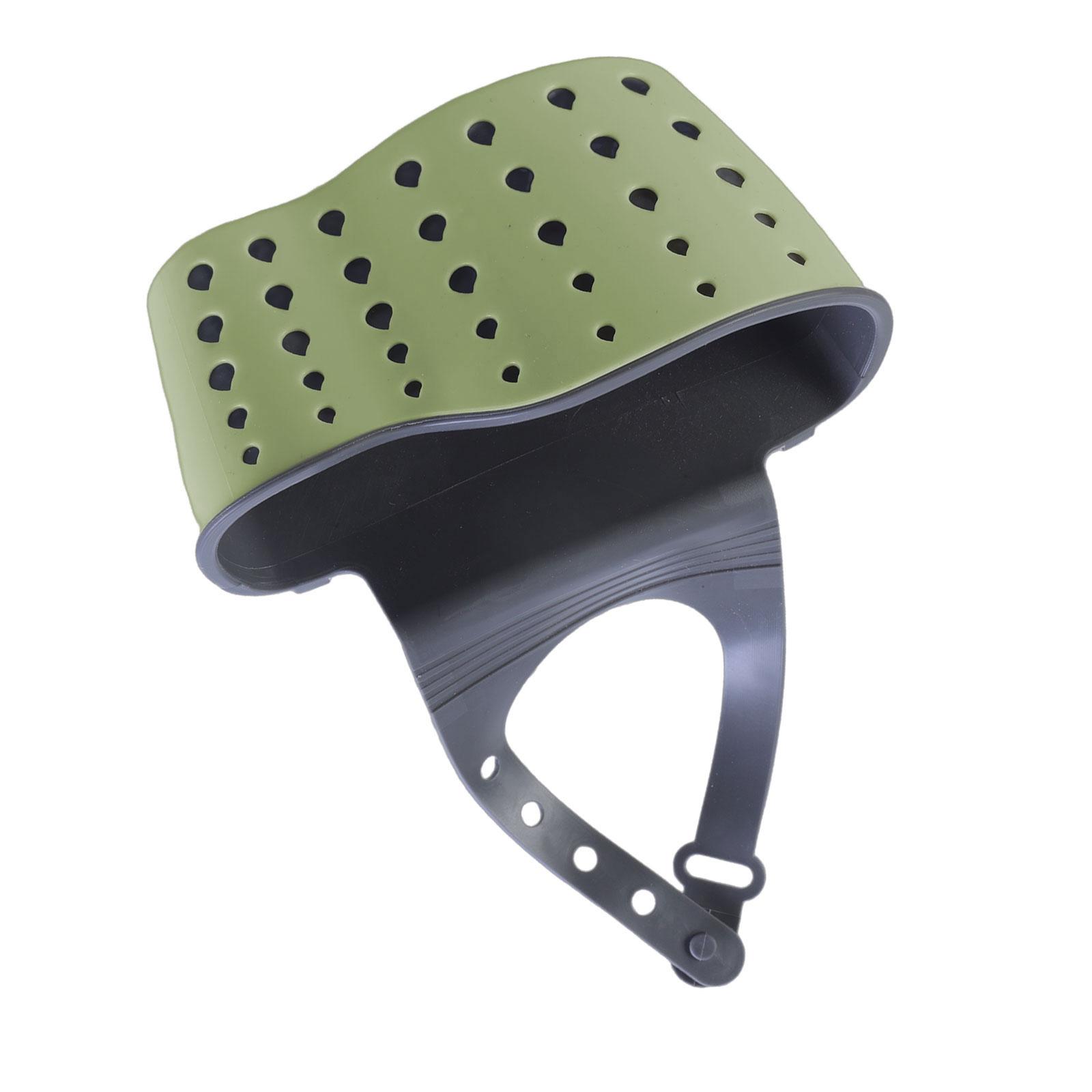 

Корзина для хранения раковины, сумка для подвесного держателя губки, регулируемый ремешок, органайзер для мыла, кухонные принадлежности для организации зелёный