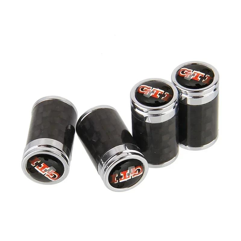 New 4pcs Car Wheel Valve Caps for Volkswagen Passat Tiguan Golf Bora Jetta Beetle Scirocco Sharan Sagitar Tire Dust Cover S