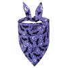 1×Halloween Dog Bandana Pet Triangle Scarf Pumpkin Ghost Pattern Adjustable Dog Bib Costume For Small Medium Dogs Cats Accessory