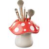 Süßer Pilz-Stiftehalter für die Schreibtischaufbewahrung von Make-up-Pinsel. Hochwertiger Stiftehalter als Dekorationsobjekt.