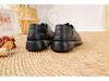 Women's Cowhide Flat Dancing Shoes - Round Toe, Low Heel, Breathable, Versatile, Casual, Comfortable.