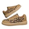 New Leopard Print Designed Retro Fashion Casual Shoes for Women Shallow Mouth Comfortable Versatile Chunky Sneakers 2025