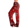 Women's Casual Christmas Printed Pajama Pants Loose Fit Sleepwear for Home