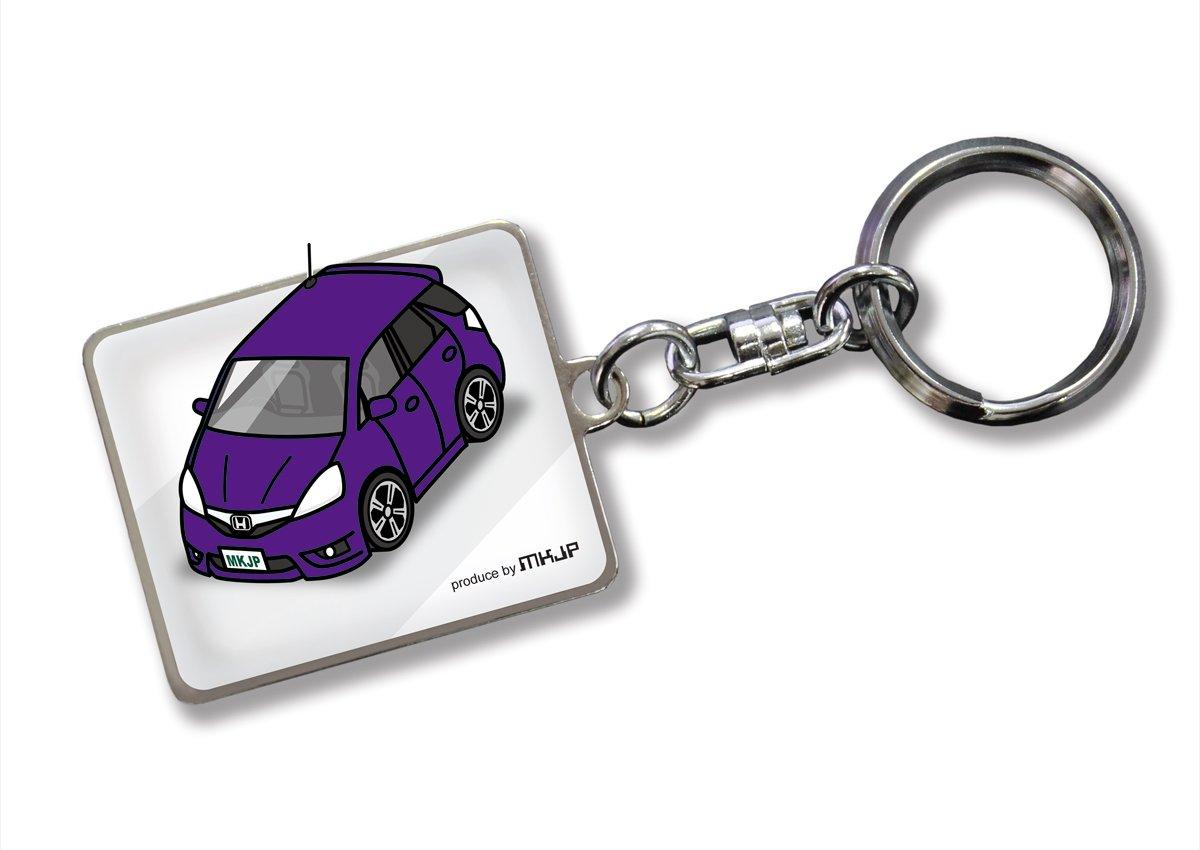 

Индивидуальный брелок Honda Fit Shuttle GG7 GP2 Ранняя модель Белый автомобиль Фиолетовый [MKJP] Базовый цвет