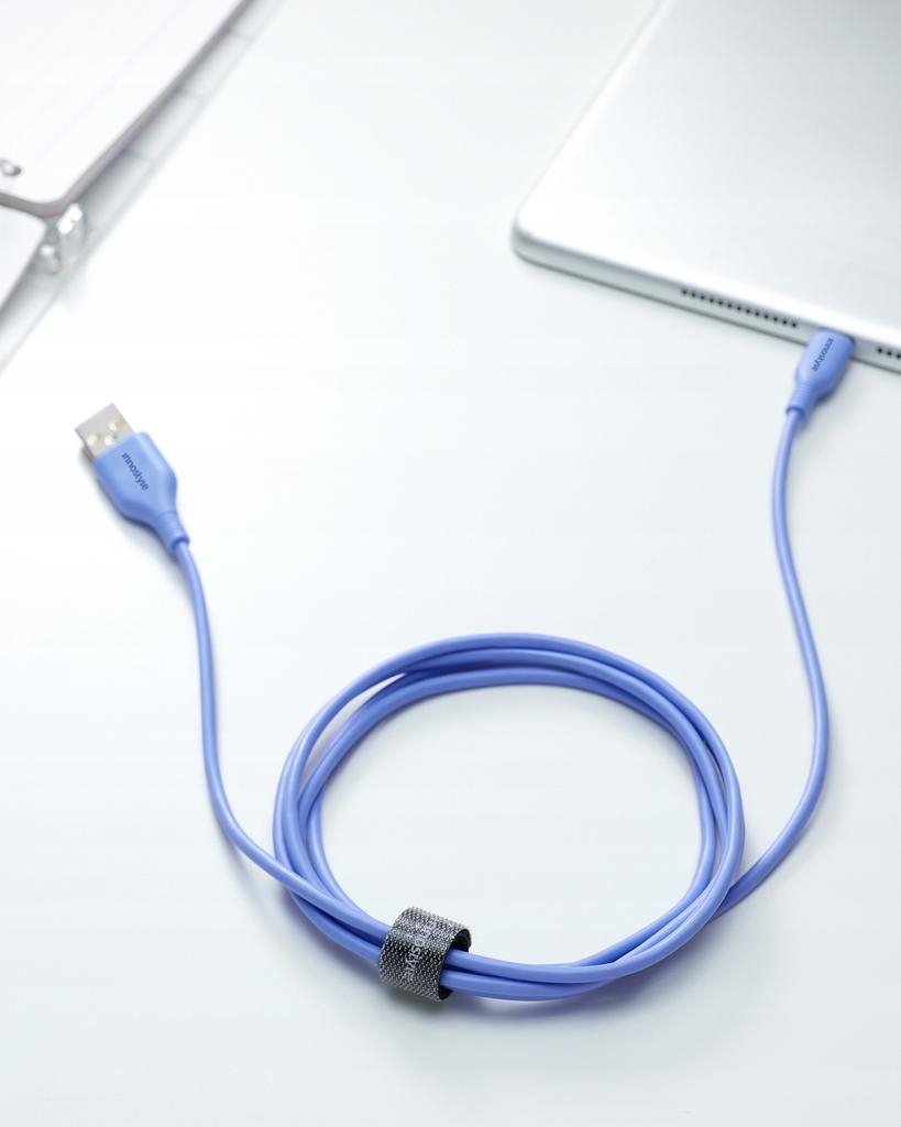 Innostyle Jazzy Usb Lightning Mfi Fast Charging Cable For Iphone Kevlar 2M Blue