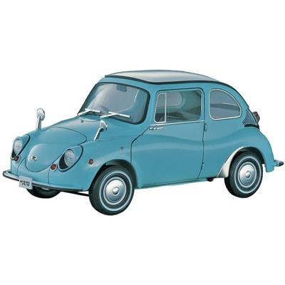 Hasegawa 1/24 Subaru 360 Deluxe 1968 Plastic Model Kit HC7 - Classic Car Collectible