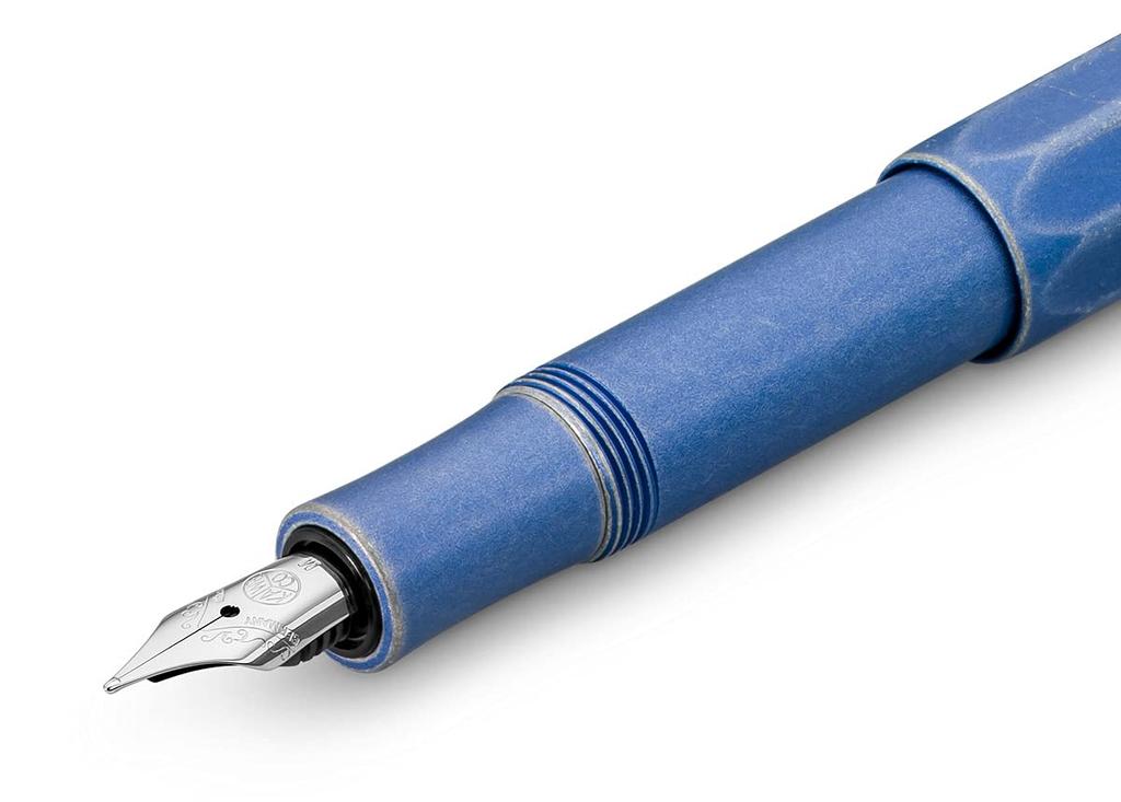 Kaweco AL Sport Fountain Pen Blue Stone Washed B (Bold)