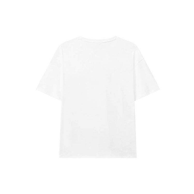 Fila Sports Character Illustration Print Short Sleeve T-Shirt Women Tops White F11W128130F-WT