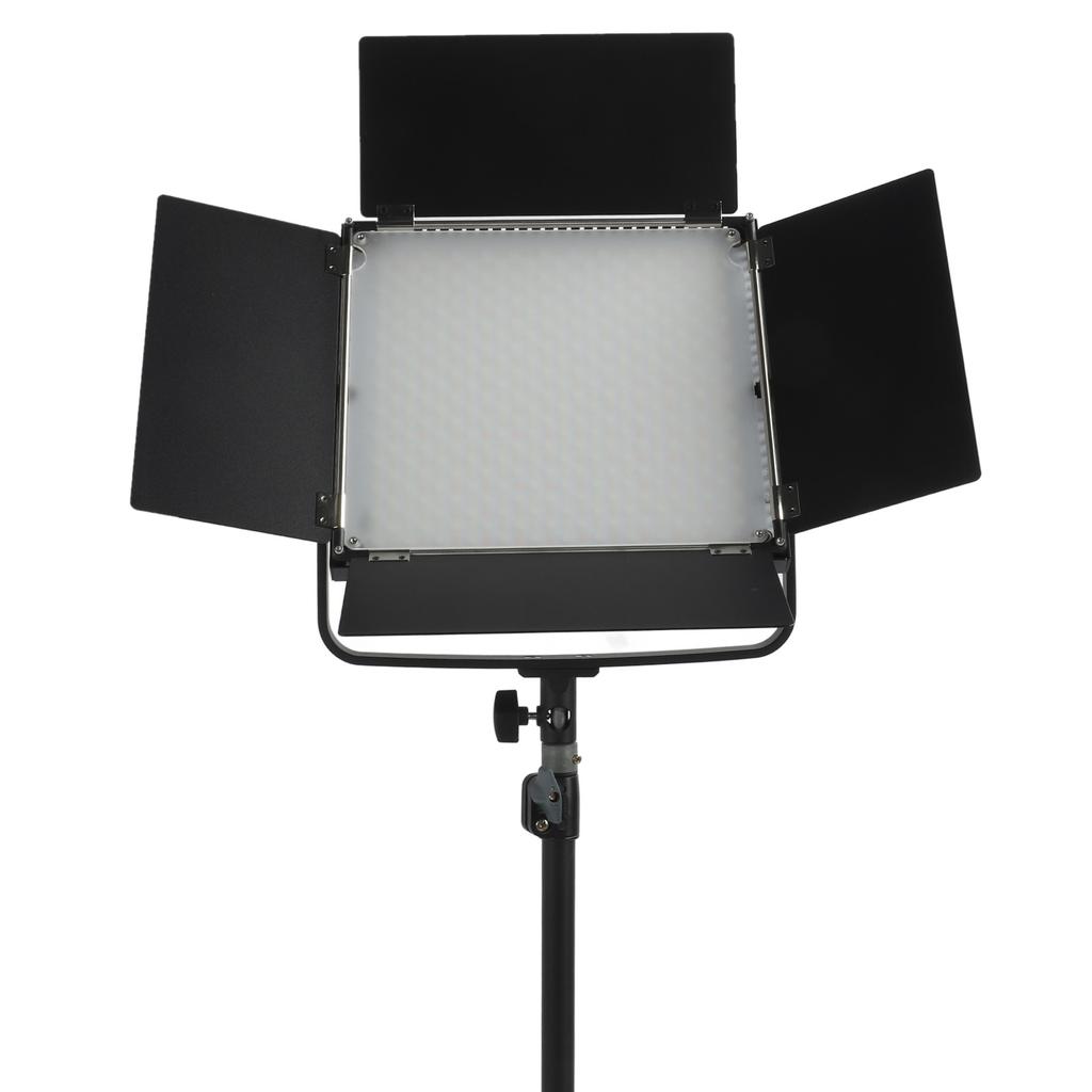 60W LED Video Light Photography Lighting Kit with Barn Door Full Color RGB Panel Light for Studio
