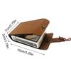 Folding Cribbage Board Game Set Fun Table Game with Wooden Board Faux Leather Case Classic Cribbage Game with Full Deck of Cards