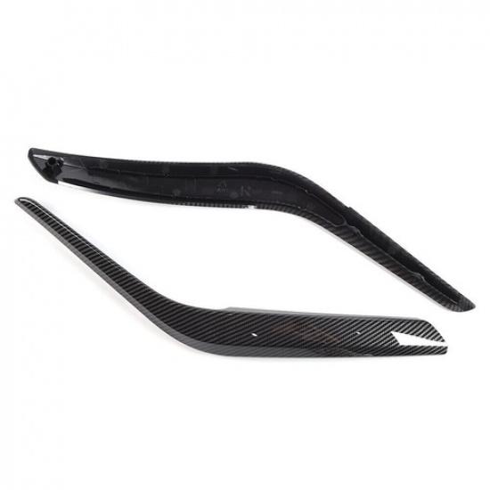 Linke & Rechte Innen-Türgriff-Ziehpanel-Verkleidung Kohlefaser 2 Stück für BMW X1 E84