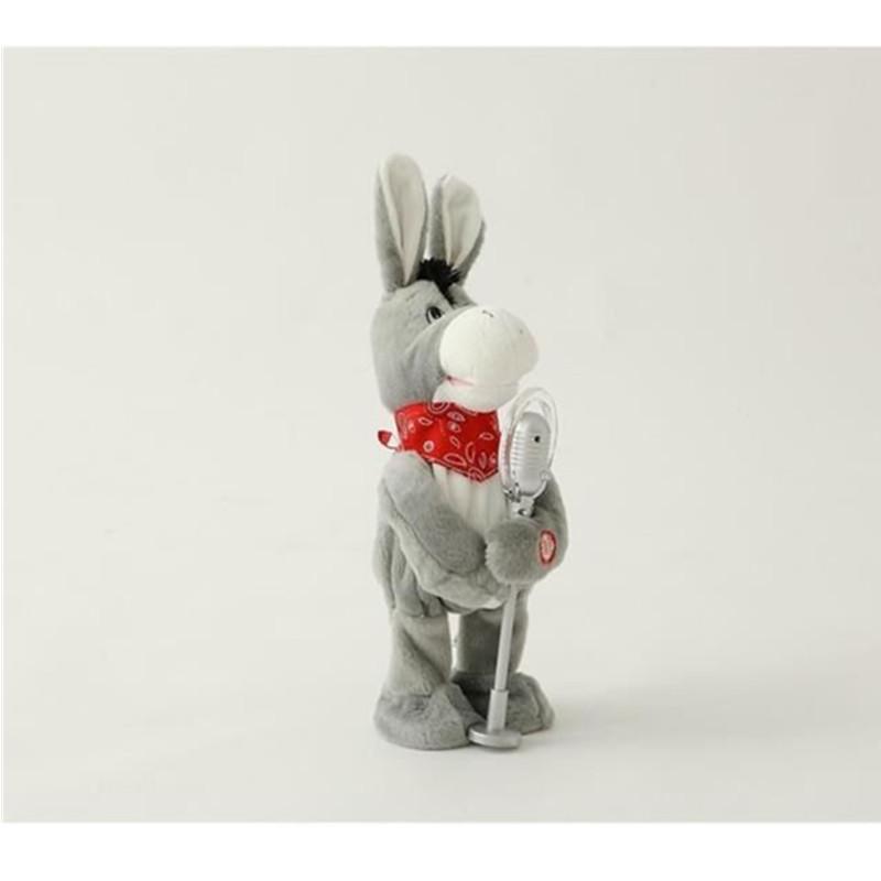 

Singing Dancing Luminous Plush Donkey Doll - Cute Cartoon Stuffed Animal Toy