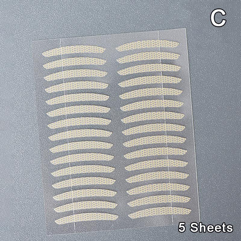 5 Foi Bandă Invizibilă pentru Pleoape Duble Transparentă Autoadezivă Naturală Ridicare Ochi Mari Autocolante pentru Ochi din Plasă-Dantelă Fără Urme Ochi