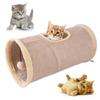 Cats Tunnel Toy Interactive Toy Soft Foldable Storable Suede Cats Tunnel P