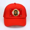 Russia Jesus Christ Religion Faith Face Unisex Women Baseball Cap Jesus Belief Unisex Hat Hip Hop Unisex Breathable Trucker Caps Bone