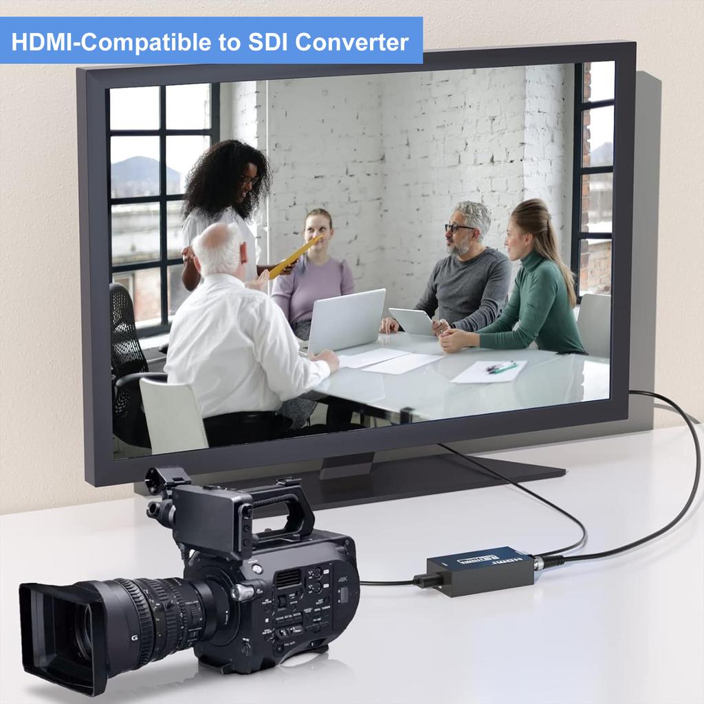 HighClear multimédiás interfész az SDI konverterhez HDMI-kompatibilis az SDI jelátalakító hanggal