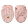Vestiti in peluche per animali domestici: Carino Gilet in Pile Double-Face per Cani e Gatti - Extra Caldo e Resistente al Freddo per Autunno e Inverno