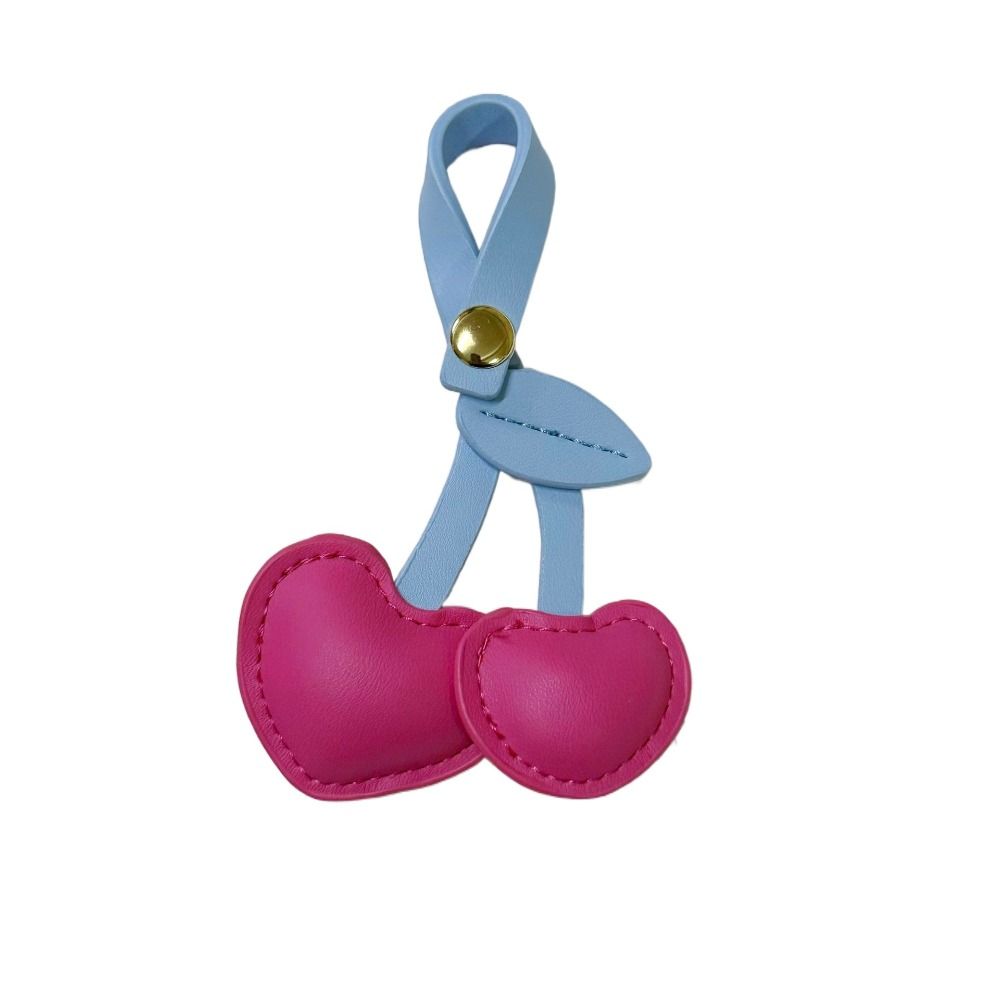 Love PU Leather Hanger PU Leather Bag Pendant Trendy Keychain  Bag Ornament