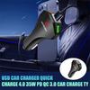 Car Charger Cigarette Lighter PD Fast Charging USB Type C Phone Charger For Citroen C1 C2 Grand C4 Picasso C4L VTS C-ELYSEE DS