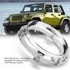 Support de montage de phare LED rond 7 pouces Anneau Acier inoxydable Support de lampe de phare pour Wrangler
