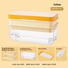 Ice Cube Tray with Lid and Bin Ice Trays for Freezer Ice Cube Trays for Freezer with 2 trays Container Lid&Ice Scoop BPA Free