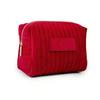 Striped Cosmetic Bag Soft Cosmetic Storage Bag