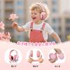New Bee Earmuffs for NRR SNR for Live and NR91 Children, Soundproof, 25, 30dB, Foldable, Lightweight, Performances, Studying, Sleeping, Pink,