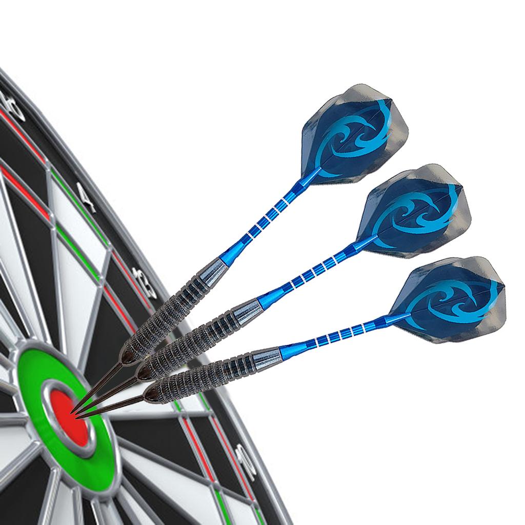 Set of 12Pcs 22g Professional Steel Tip Darts with Aluminum Alloy Shaft Steel Tip Darts Set, Not Easy To Break and Bend